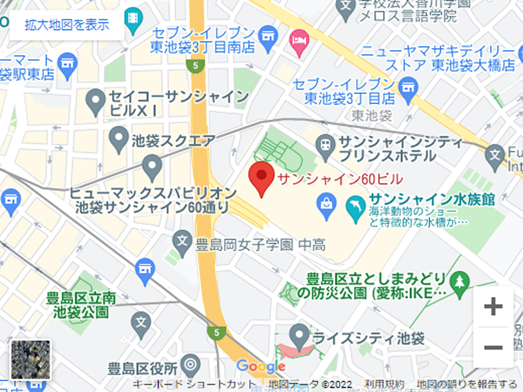 ジムへのマップ